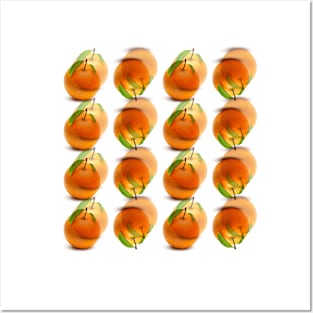 Orange fruit  pattern Posters and Art